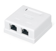 Розетка компьютерная RJ-45 WRLine WR-WS-8P8C-C5E-SH-2