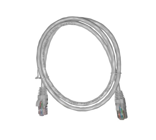Патч-корд UTP4 rj45-rj45 cat.6 1.0м BC LSZH серый литой коннектор Netko Optima N.BC.UTP.6-1.0m-2-lszh (67648)