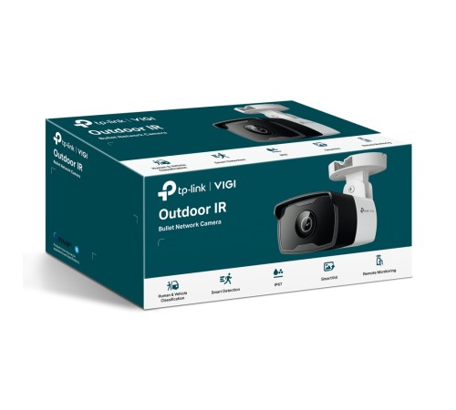 Уличная цилиндрическая камера 3 Мп с ИК‑подсветкой TP-Link VIGI C330I (4MM)
