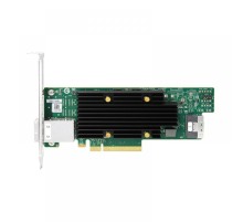 HBA-адаптер Broadcom 9600-8i8e SGL (05-50145-00 / 05-50145-00002 / 03-50145-00002) PCIe v4 x8 LP, Tri-Mode SAS/SATA/NVMe 24G HBA, 16port (1*int SFF8654, 2*ext SFF8674), RTL (id 30877)