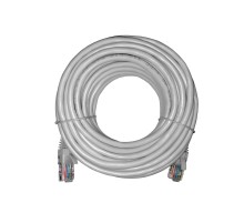 Патч-корд UTP4 cat 5e 10,0м ВС LSZH серый литой коннектор Netko Optima NT.BC.UTP.5e-10.0m-2-lszh (67615)