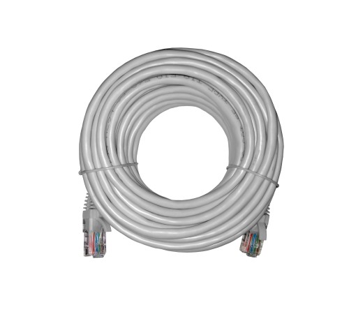 Патч-корд UTP4 cat 5e 10,0м ВС LSZH серый литой коннектор Netko Optima NT.BC.UTP.5e-10.0m-2-lszh (67615)