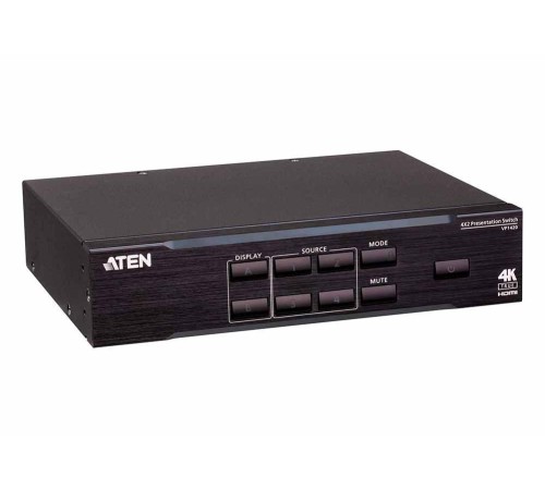 Презентационный матричный коммутатор Aten VP1420 / VP1420-AT-G Презентационный матричный коммутатор Aten VP1420 / VP1420-AT-G