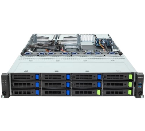 GigaByte R263-Z37-ACC1 / 2U / 1*LGA 6096 (SP5) / 12*RAM (9005 - 6400 / 9004 - 4800) / no HDD (up to 8*3.5