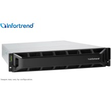 Сетевой накопитель Infortrend GSe 2012T-D 2U/12bay, High IOPS solution, supports NAS, block, object storage and cloud gatew ay, Single controller subsystem including 1x12Gb SAS EXP. Port, 4x1G iSCSI ports +2x host board slot(s), 2x4GB, 2x(PSU+FAN Module),