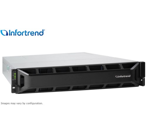 Сетевой накопитель Infortrend GSe 2012T-D 2U/12bay, High IOPS solution, supports NAS, block, object storage and cloud gatew ay, Single controller subsystem including 1x12Gb SAS EXP. Port, 4x1G iSCSI ports +2x host board slot(s), 2x4GB, 2x(PSU+FAN Module),