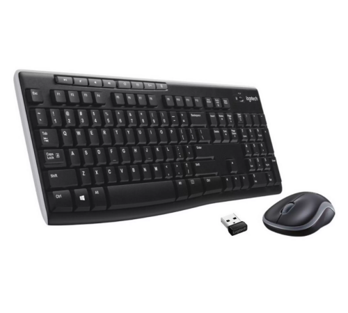 Беспроводной комплект Logitech Wireless Desktop MK270 (USB, FM, keyboard:2xAAA, mouse:optical, 1000dpi, 3btn+Roll, 1xAA) (920-004518) (id 2513)