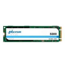 Твердотельный накопитель/ Micron SSD 5300 PRO, 1920GB, M.2(22x80mm), SATA3, 3D TLC, R/W 540/520MB/s, IOPs 95 000/30 000, TBW 5256, DWPD 1.5 (12 мес.) (id 28650)