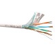 Кабель SFTP4 cat.5е одножильный экранированный + оплетка 305м Cu Netko Optima N.SFTP-68054.05E.0B (68054)