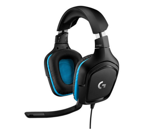 Гарнитура Logitech Headset G432 Wired Gaming Leatherette Retail (981-000770) (id 2643)
