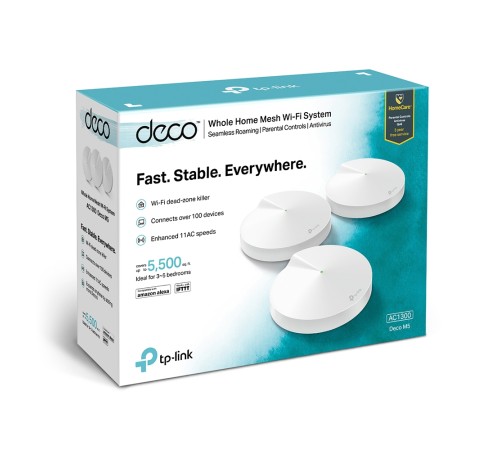 Wi-Fi роутер TP-Link Deco M5 (3-Pack) M5(3-PACK)