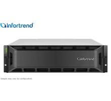 Платформа СХД Infortrend EonStor GS3016R03C0FD-8U32 (16x3.5, 3U, High IOPS, Dual Redundant Controllers (incl: 4x4GB Cache, 4x25Gb SFP28, 4 FREE host board slots, 4x12Gb SAS ext ports, 2x Super capacitor+Flash+FAN module, 2x530W), Rackmount kit) (id 34338)