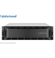 Платформа СХД Infortrend EonStor GS3016R03C0FD-8U32 (16x3.5, 3U, High IOPS, Dual Redundant Controllers (incl: 4x4GB Cache, 4x25Gb SFP28, 4 FREE host board slots, 4x12Gb SAS ext ports, 2x Super capacitor+Flash+FAN module, 2x530W), Rackmount kit) (id 34338)