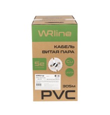 Кабель витая пара WRLine WR-UTP-4P-C5E-L-PVC-GY