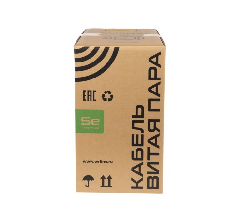 Кабель витая пара WRLine WR-UTP-4P-C5E-L-PVC-GY