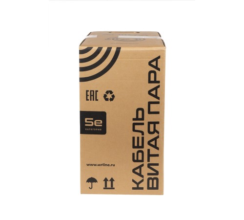 Кабель витая пара WRLine WR-UTP-4P-C5E-LSZH-GY