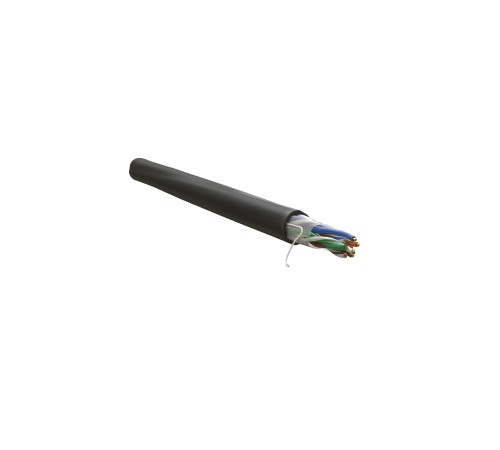 Кабель витая пара WRLine WR-UTP-4P-C5E-PE-BK