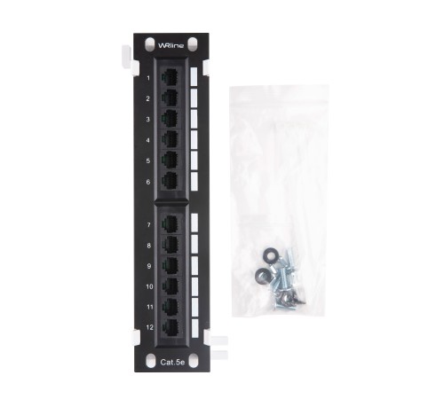 Патч-панель WRLine WR-PL-12-C5E-WL-D