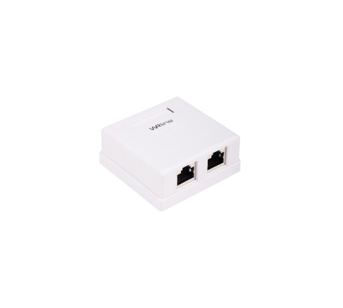 Розетка компьютерная RJ-45 WRLine WR-WS-8P8C-C5E-SH-2
