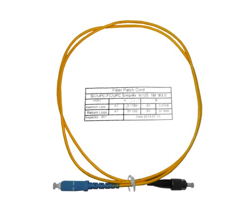 Патч-корд оптический Netko N-S-1-A-SC-FC-1M (54169)