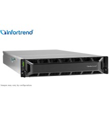Сетевой накопитель Infortrend CS 4025GB-J 2U/25bay, scale-out NAS, single node subsystem including 1x12 core CPU, 64GB (4x16GB) memory, 4x10GbE(SFP+), 2x12Gb/s SAS EXP. Ports, 2x(PSU+FAN module), 1x(SuperCap.+flash module), 24xdrive trays and rack mount k