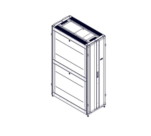 Монтажный шкаф Systeme Electric , серия Uniprom, 42U-600/1200, боковые панели 4шт, черный Electric UR3300
