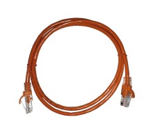 Патч-корд UTP4 cat 5e 1,0м ВС LSZH оранжевый литой коннектор Netko Optima N.BC.UTP.5e-1.0m-8-lszh (67603)