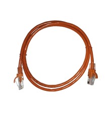 Патч-корд UTP4 cat 5e 1,0м ВС LSZH оранжевый литой коннектор Netko Optima N.BC.UTP.5e-1.0m-8-lszh (67603)
