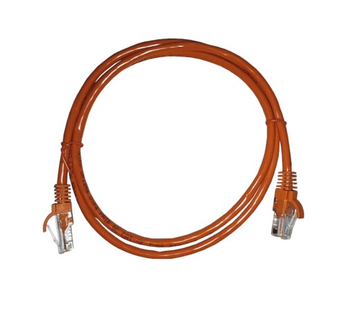 Патч-корд UTP4 cat 5e 1,0м ВС LSZH оранжевый литой коннектор Netko Optima N.BC.UTP.5e-1.0m-8-lszh (67603)