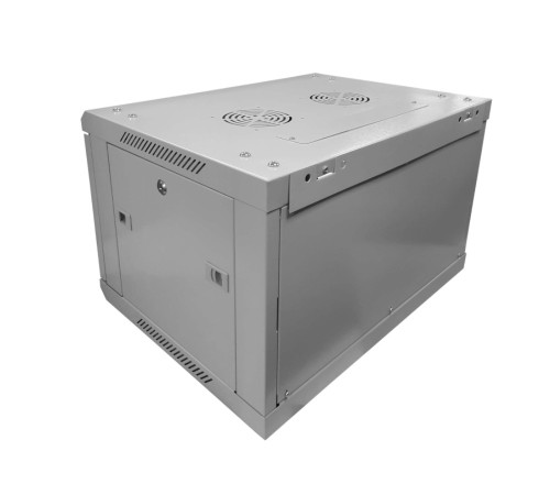 Шкаф настенный 12U серия WMA (Wall Maestro) (600х600х635) передняя дверь металл разборный серый Netko А N.WMA.6612MWD.69124.GY (69124)