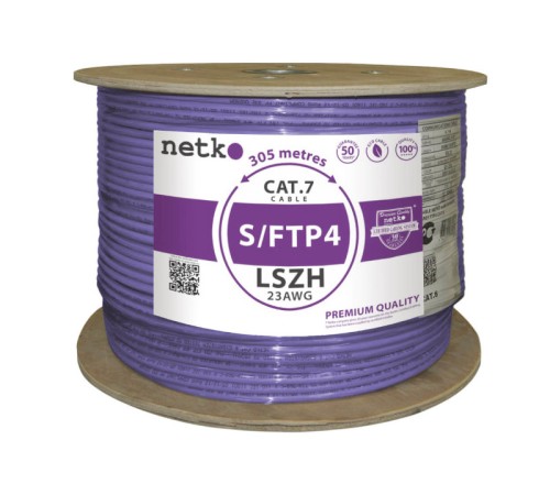 Кабель витая пара S/FTP4 Netko SFTP-5299.07.9B (53962)
