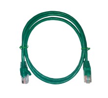 Патч-корд UTP4 cat 5e 1,0м ВС LSZH зеленый литой коннектор Netko Optima N.BC.UTP.5e-1.0m-7-lszh (67598)