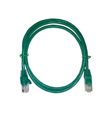Патч-корд UTP4 cat 5e 1,0м ВС LSZH зеленый литой коннектор Netko Optima N.BC.UTP.5e-1.0m-7-lszh (67598)