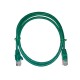 Патч-корд UTP4 cat 5e 1,0м ВС LSZH зеленый литой коннектор Netko Optima N.BC.UTP.5e-1.0m-7-lszh (67598)