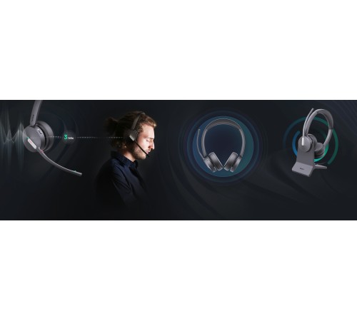 Bluetooth-гарнитура Yealink BH70 DUAL UC USB-A