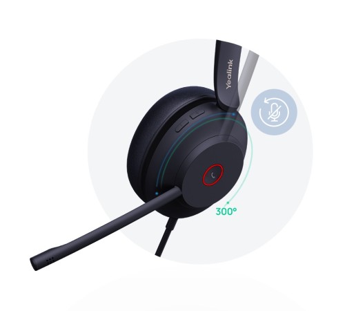 Стерео-гарнитура Yealink UH37 DUAL USB-C/A