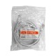 Патч-корд UTP4 cat 5e 2,0м ВС LSZH белый литой коннектор Netko Optima N.BC.UTP.5e-2.0m-0-lszh (67617)