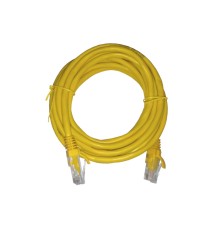 Патч-корд UTP4 cat 5e 3,0м ВС LSZH желтый литой коннектор Netko Optima N.BC.UTP.5e-3.0m-6-lszh (67637)
