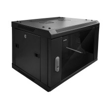 Шкаф настенный 12U серия WMA (Wall Maestro) (600х600х635) передняя дверь стекло разборный черный Netko А N.WMA.6612GWD.65104 .BK (65104)