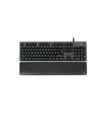 Клавиатура Logitech G513 Linear (GX Red switches), механическая, c подставкой для запястий - CARBON - RUS - USB (id 18635)
