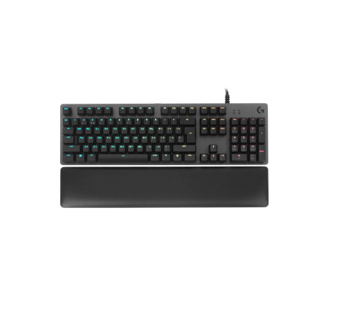 Клавиатура Logitech G513 Linear (GX Red switches), механическая, c подставкой для запястий - CARBON - RUS - USB (id 18635) Клавиатура Logitech G513 Linear (GX Red switches), механическая, c подставкой для запястий - CARBON - RUS - USB (id 18635)