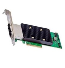 HBA-адаптер Broadcom 9600-16e SGL (05-50118-00) PCIe v4 x8 LP, Tri-Mode SAS/SATA/NVMe 24G HBA, 16port (4*ext SFF8674), RTL (id 30271)