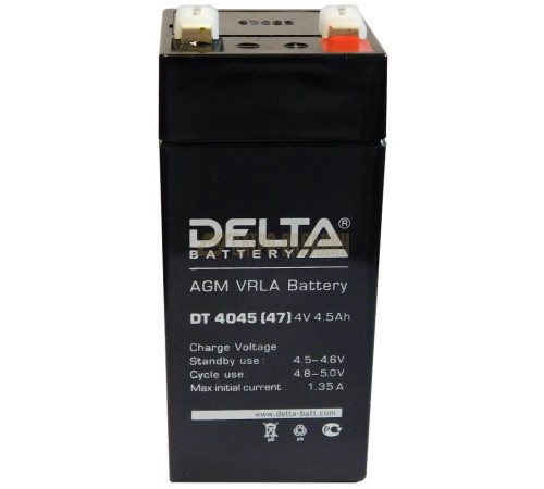 Аккумулятор Delta Battery DT 4045 47 (47ММ)