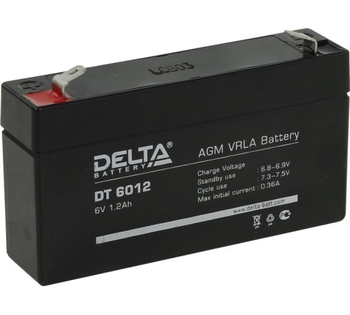 Аккумулятор Delta Battery DT 6012 4614010040026