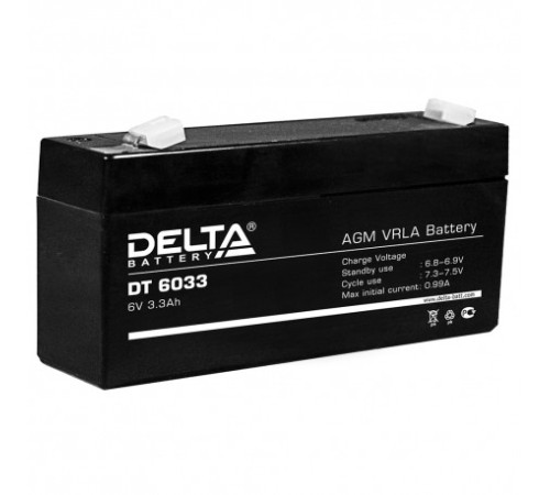 Аккумулятор Delta Battery DT 6033 4614010040030