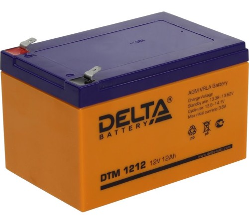 Аккумулятор Delta Battery DTM 1212 4614010050008