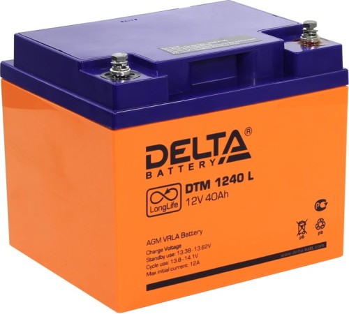 Аккумулятор Delta Battery DTM 1240 L 4614010640008