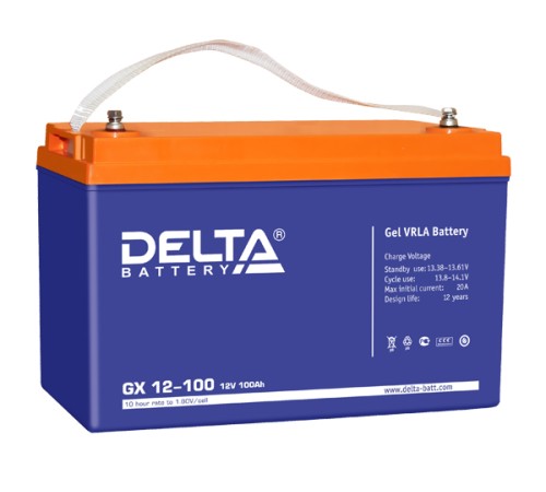 Аккумулятор Delta Battery GX 12-100