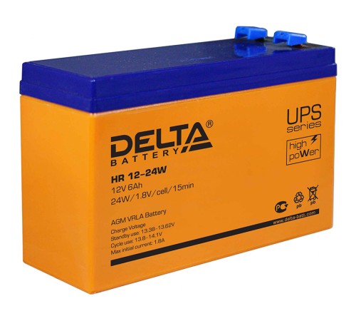 Аккумулятор Delta Battery HR 12-24 W 4614010630003