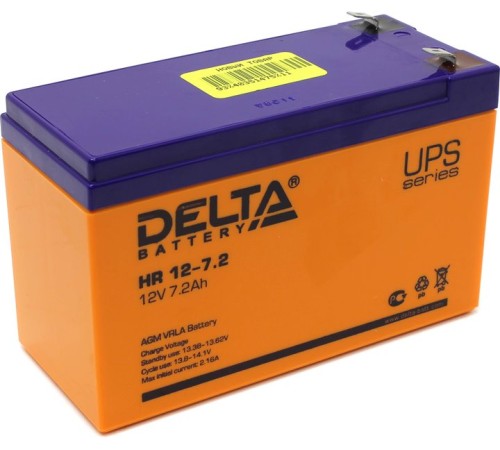 Аккумулятор Delta Battery HR 12-7.2 4614010180011